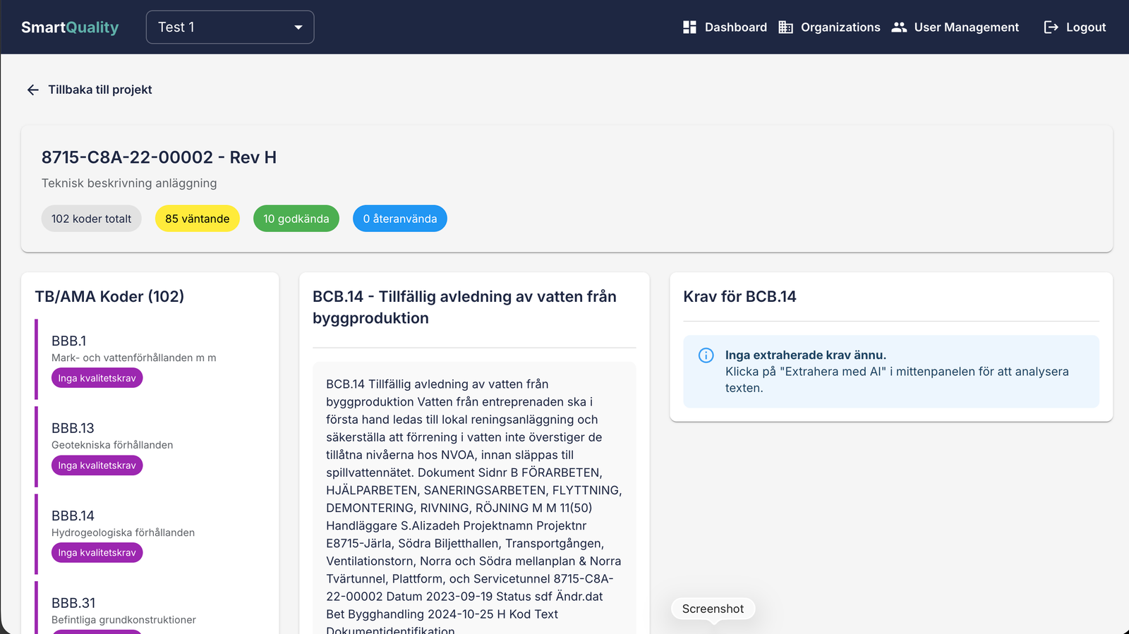 Document and AI workflow window